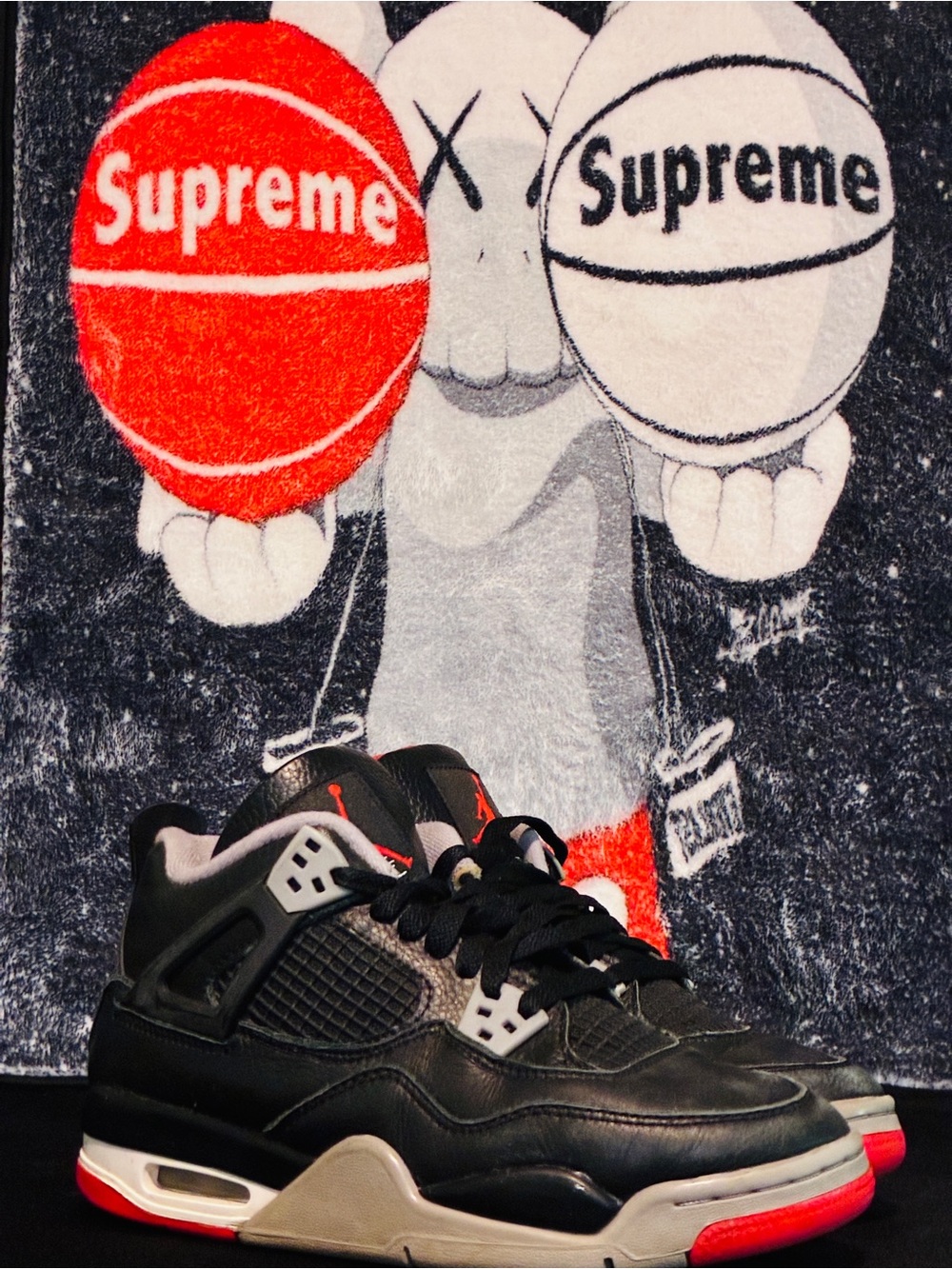 Jordan Kids' Black and Red Basketball Sneakers